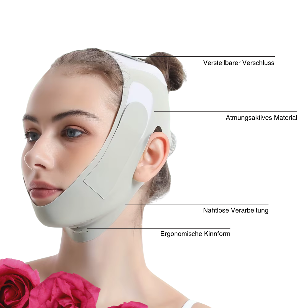 novura V-Lift-Maske – Verpackung & Anwendung für sichtbar gestraffte Gesichtskonturen